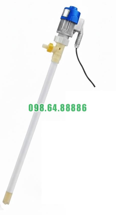 Máy bơm phuy hóa chất JDT-600W-PVDF chịu nhiệt ≤60℃